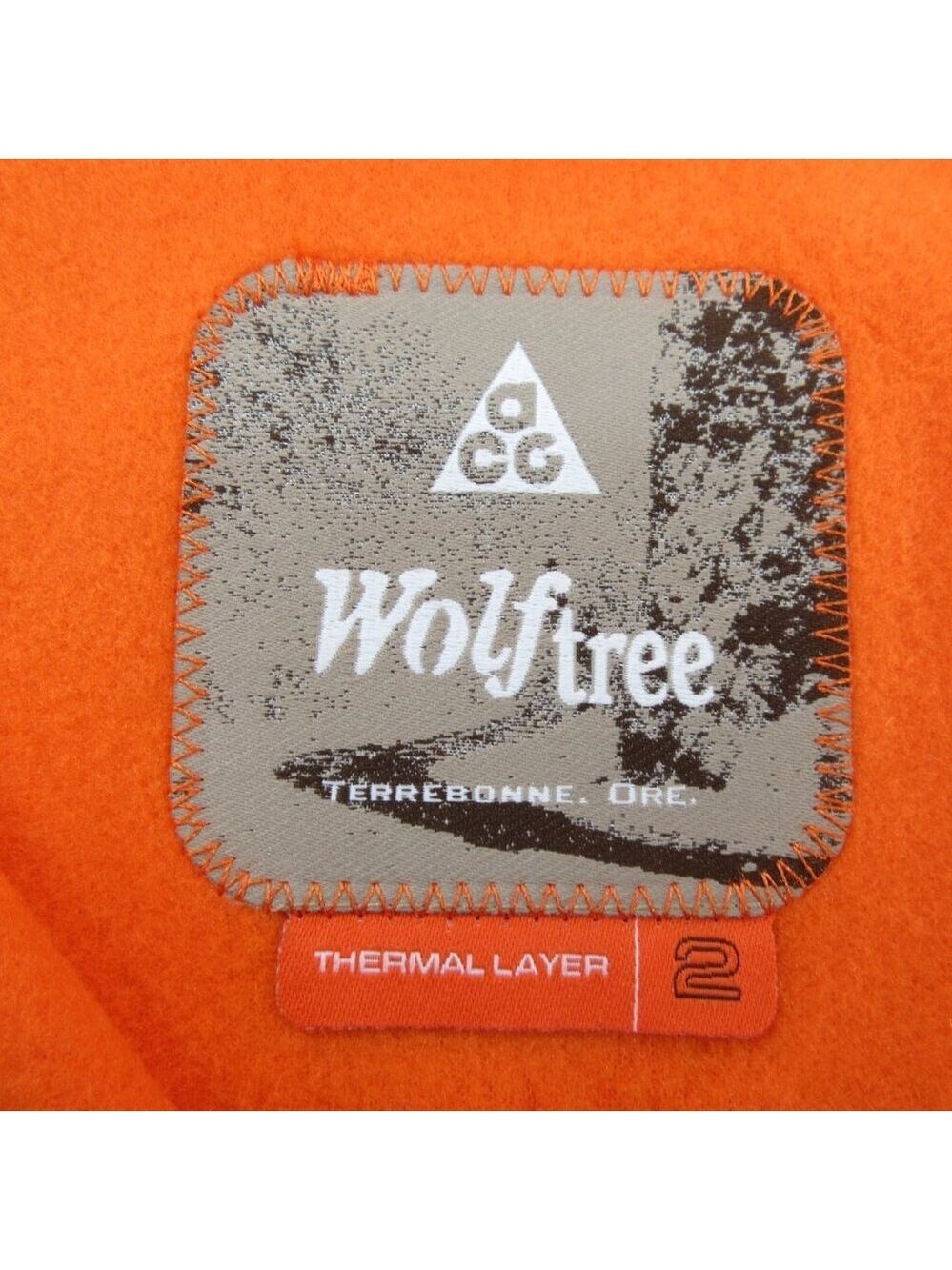 Nike ACG Wolf Tree Thermal Vest Polartec Orange Mens Size Medium NEW - Picture 11 of 15